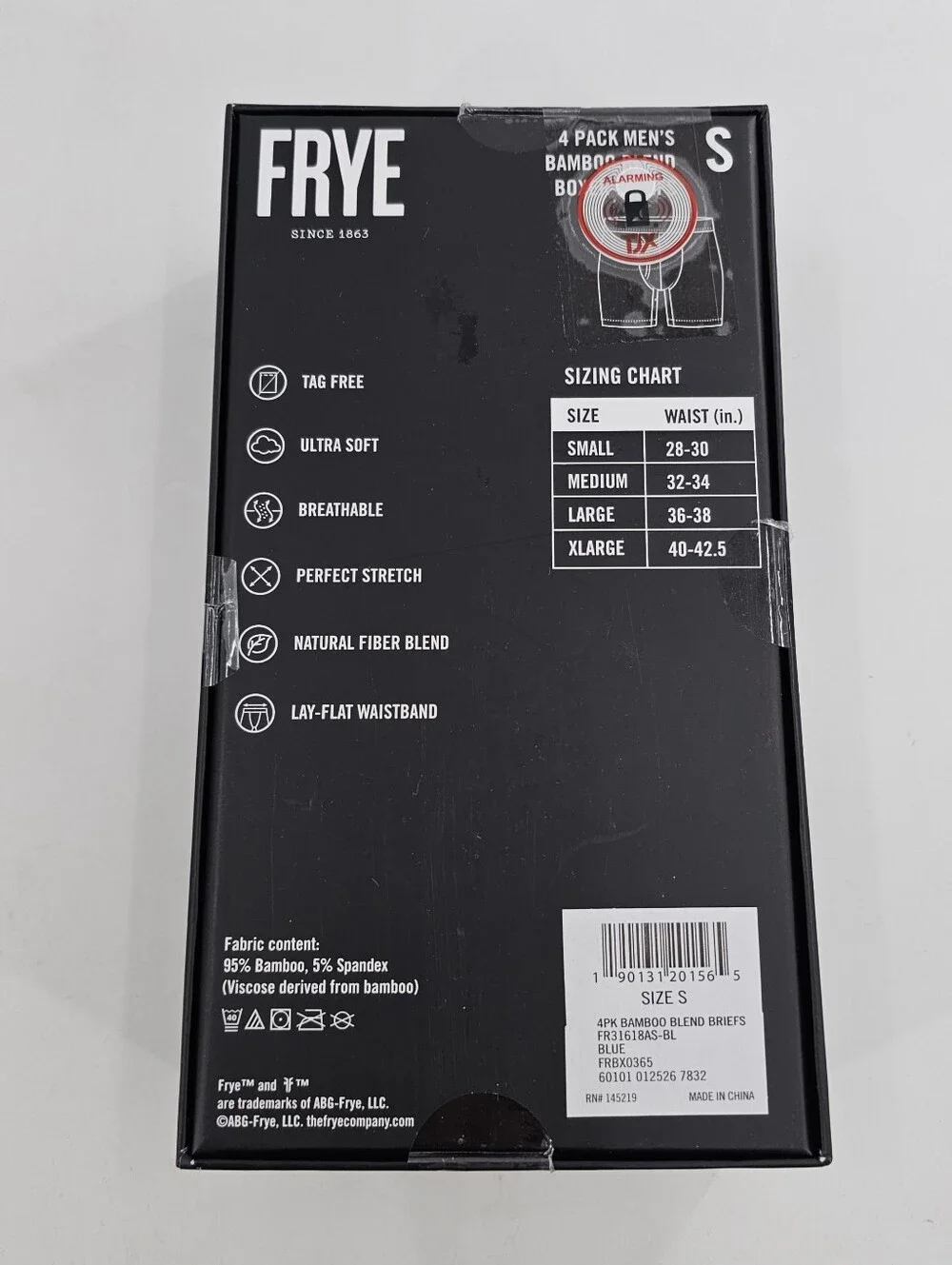 Frye Bamboo Blend Boxer Briefs 4 pack Men's Underwear